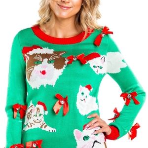 Tipsy Elves Jingle Cat Ugly Sweater
